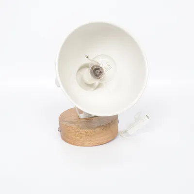 Vägglampa (Vit, Beige)