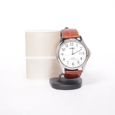 Wristwatch (Brown, White, Silver) from Lorus