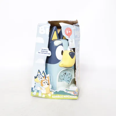 Såpbubbelmaskin (Blå, Vit, Gul) från Bluey
