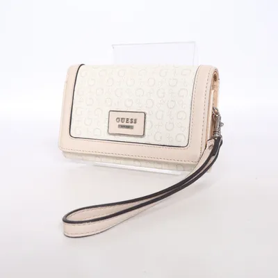 Portemonnee (Wit, Beige) van Guess Imitatieleer