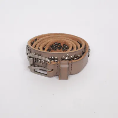 Bælte (Grå, Sølv) fra Cowboys Belt Læder