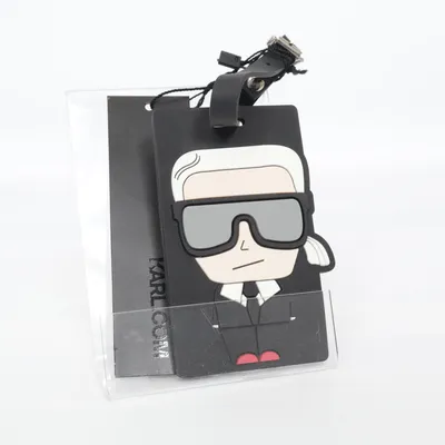 Bagagelabel (Zwart) van Karl Lagerfeld