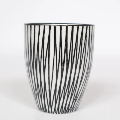 Drinkglas (Wit, Zwart)