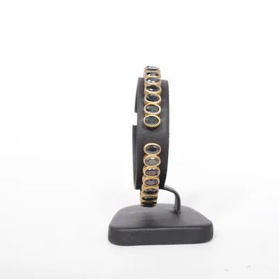 Bracelet (Gold, Black) Unknown metal