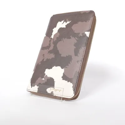 Portefeuille (Marron, Beige, Multicolore)