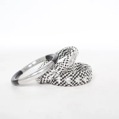 Armring (Sort, Sølv, Flerfarvet) Ukendt metal