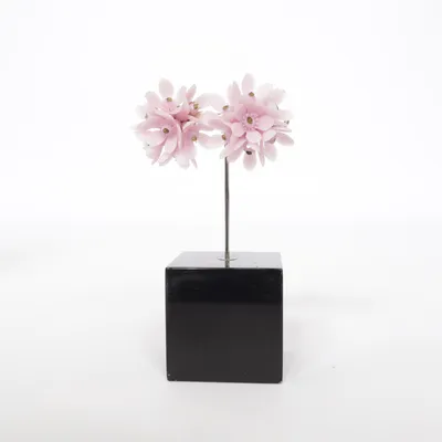 Clip on earrings (Pink) Unknown metal