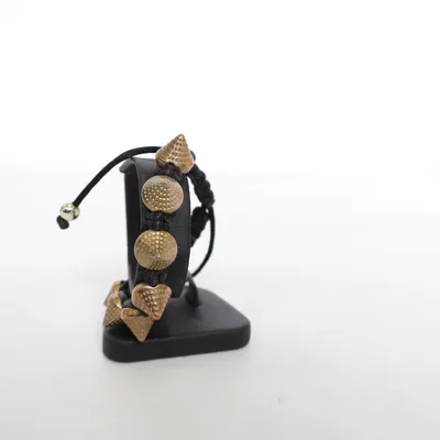 Bracelet (Noir, Or) Métal inconnu