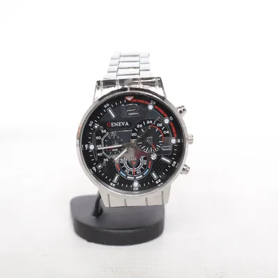Armbandsur (Silverfärgad, Svart) från Geneva