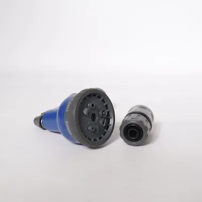 Garden accessory (Xhose • trädgårdsslang • spraymunstycke • slangmunstycke • garden hose nozzle • bevattning • vattenslang • trädgårdstillbehör • munstycke med flera lägen • snabbkoppling • vattenpistol trädgård • flexibel slang • hose spray gun • gardening tools • smart gardening • outdoor living • easy watering • sommarträdgård • home garden • practical home • DIY garden • vattenbesparing) from Xhose