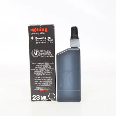 Acrylic paint (Black) from Rotring