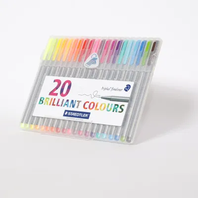 Markeerstift (Triplus Fineliner) van Staedtler
