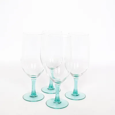 Wijnglas (Turquoise)