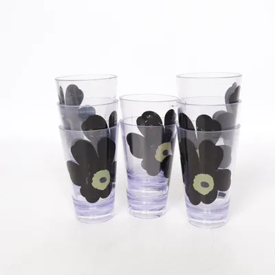 Glas (Transparent, Sort) fra Marimekko
