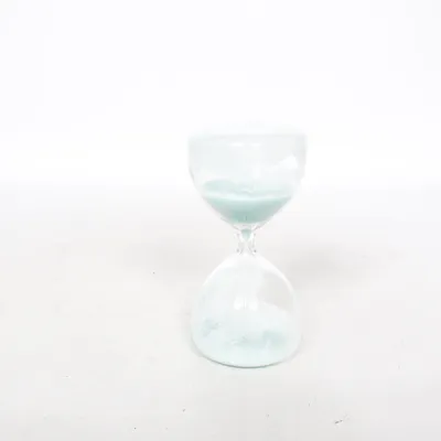 Timeglas (Turkis, Transparent)