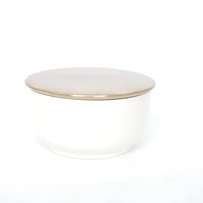 Ask (Vit, Guldfärgad) från Form Living