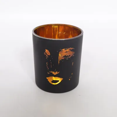 Candle holder (Black, Orange) from Gynning Design
