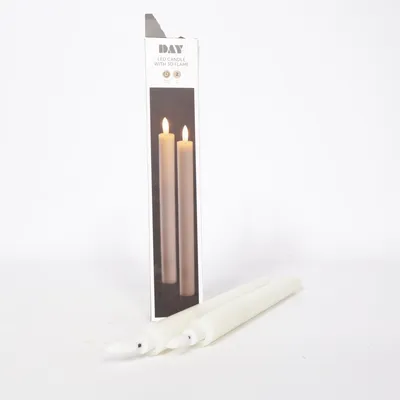 LED-lys (Led Candle With 3d Flame) fra Day