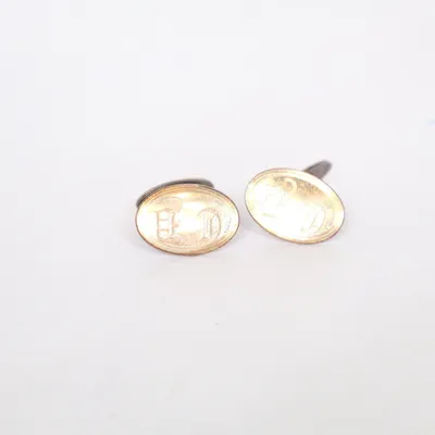 Cufflinks (Gold, Silver) Silver