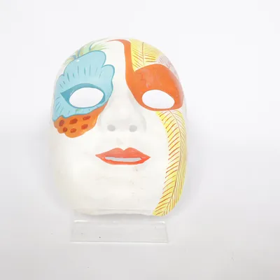 Masque de déguisement (Blanc, Multicolore)