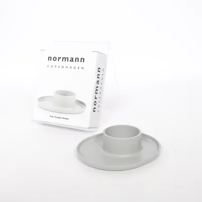 Candle holder (White) from Normann Copenhagen