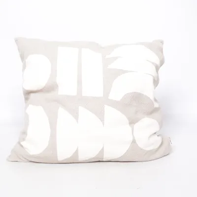 Prydnadskudde (Beige, Vit) från H&M Home Bomull