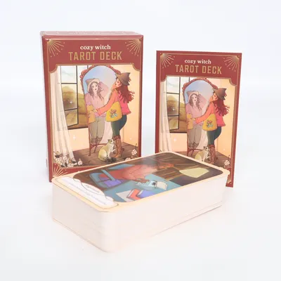 Tarot kort (Röd, Guldfärgad) från Andrews McMeel