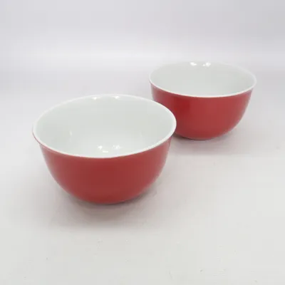 Bowl (Red, White)
