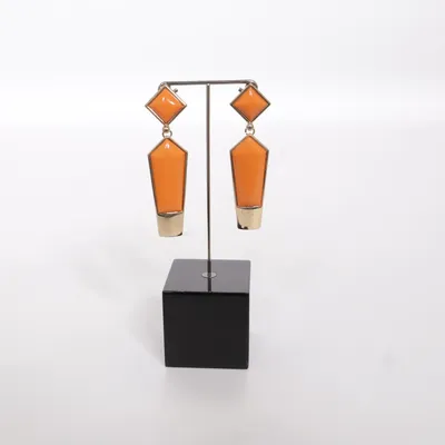 Oorbellen (Goud, Oranje) Onbekend materiaal