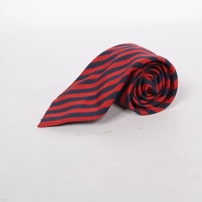 Stropdas (Rood, Blauw) van Nordiska Kompaniet Zijde, Wol