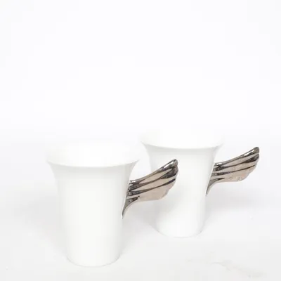 Mug (White, Silver) from Villa Collection
