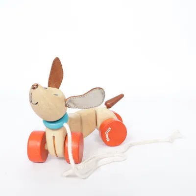 Pull toy (Pull-Along Dog) from PlanToys