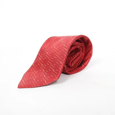 Stropdas (Rood) van Marja Kurki Zijde