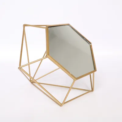 Cosmetica spiegel (Goud)