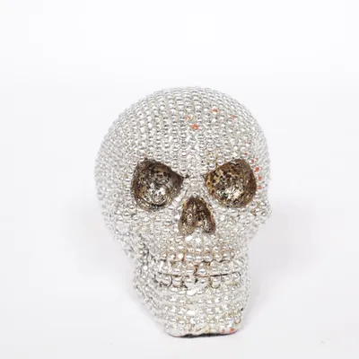 Skulptur (Silverfärgad) från Nille