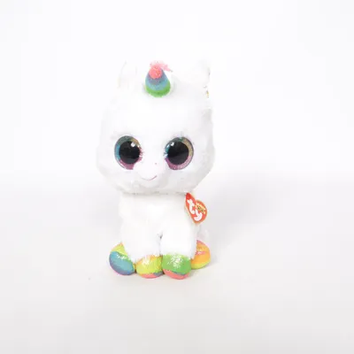 Krammedyr (Hvid, Flerfarvet) fra Beanie Boos Ty