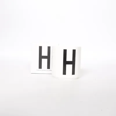 Mok (Wit, Zwart) van Design Letters