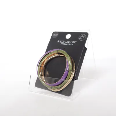 Armreif (Lila, Grün, Gold) von Stradivarius Unbekanntes Metall