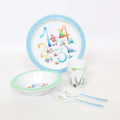 Children's dinner sets (White, Multicolored) from Zara Home