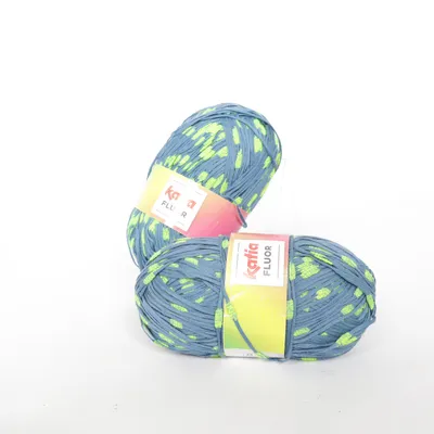 Yarn (Fluor) from Katia Acrylic, Cotton