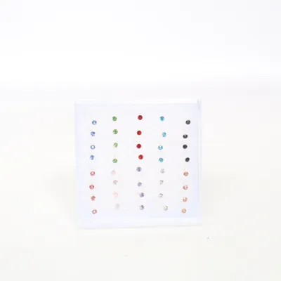 Oorbellen (Rood, Lila, Meerkleurig) Onbekend materiaal