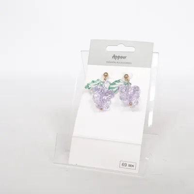 Boucles d'oreilles (Violet, Vert) de Appear Métal inconnu