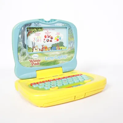 Legetøjscomputer (Winnie Puuh Lern-Laptop) fra VTech