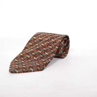 Tie (Gray, Multicolored, Red, Brown, Beige, Orange, Black, White, Silver) from Atlas Design Polyester