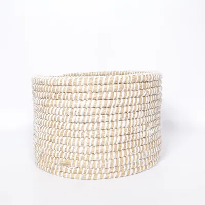 Förvaringskorg (Beige, Vit)