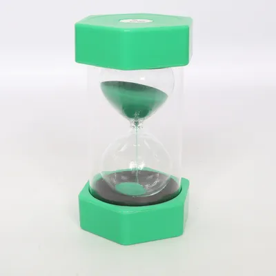 Zandloper (Groen, Transparant)