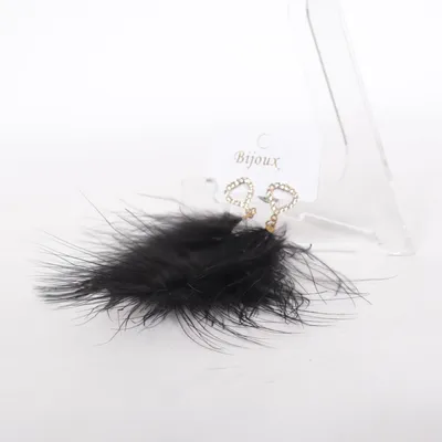 Boucles d'oreilles (Noir) de Bijoux Métal inconnu