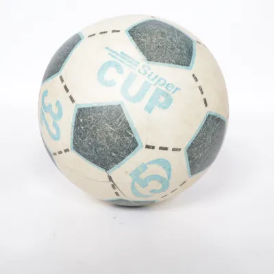 Fodbold (Hvid, Blå, Sort) fra Super Super Tee's