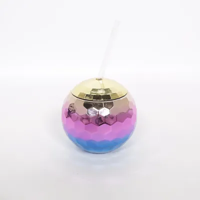 Drinking glass (Gold, Pink, Blue) from Lagerhaus