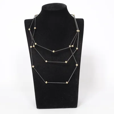 Halsband (Svart, Guldfärgad) från Dansk Smykkekunst Okänd metall